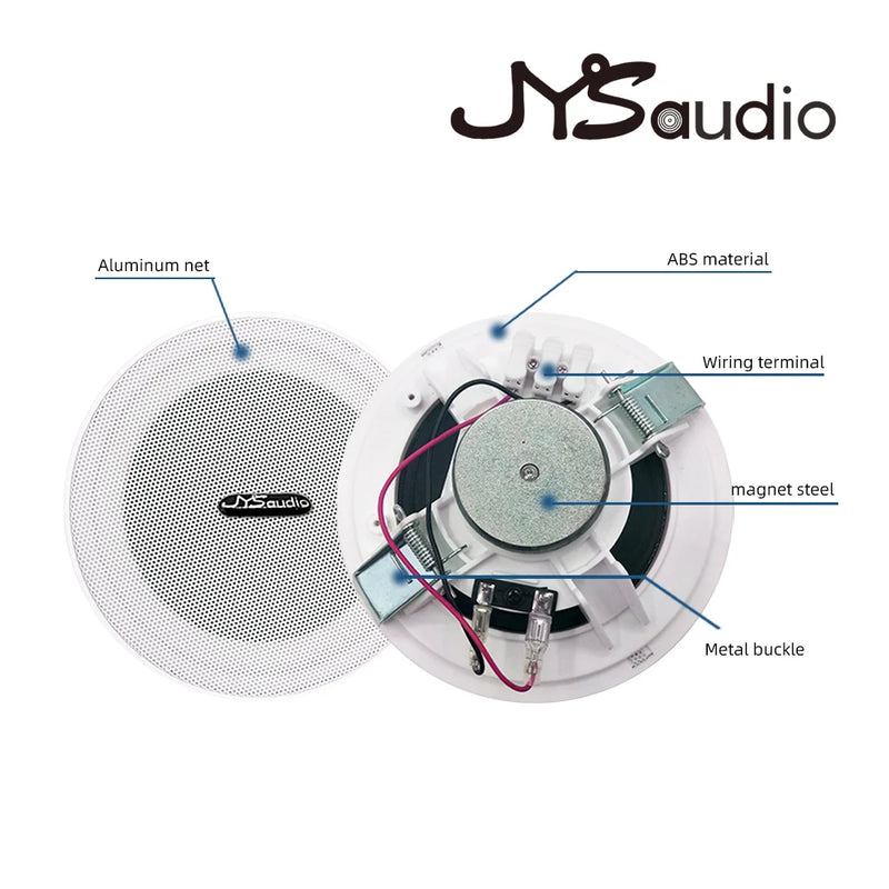 Karaoke WiFi Bluetooth 7 inch Screen Wall Amplifier Android Amp Smart Home Theater Sound System Mini Ceiling Speaker Residential