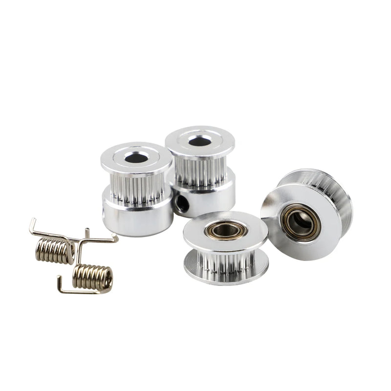 3D Printer Parts GT2 Pulley 20 Teeth Bore 5mm GT2 6mm Timing Belt & 2X Idler 4X Tensioner for 3D printer kit