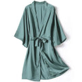 Kimono Bathrobe Gown Female Robe Set Satin Sleepwear | SAMAG