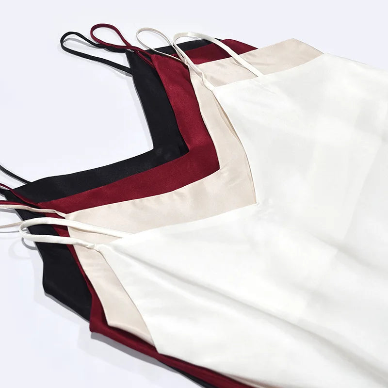 6A Two-piece Sexy Cool Home Service 100% Mulberry Silk Silk Pajamas Suit Set For Women Ladies Summer Shorts  Hangzhou quality