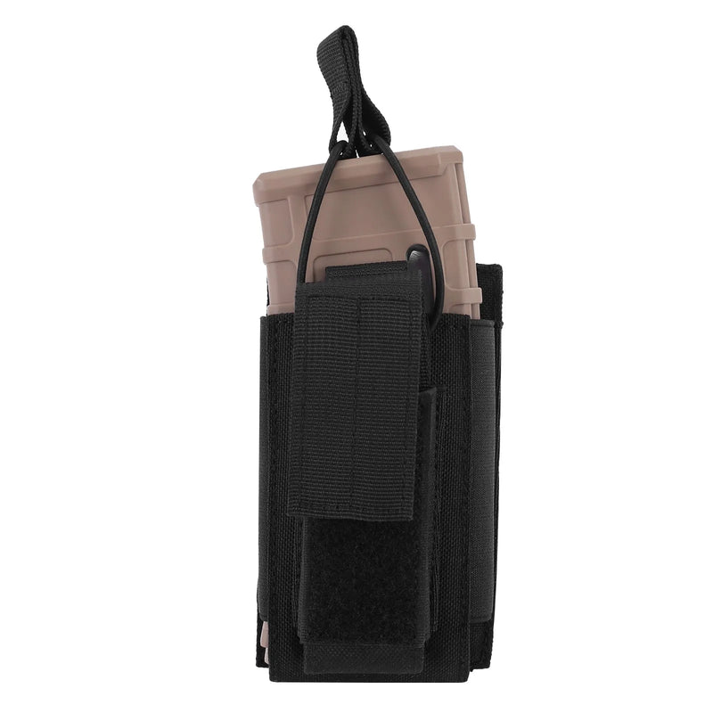 Tactical Molle Magazine Pouch Tactical Pouch Single/Double/Triple Rifle Pistol Mag Pouch 2-Layer Cartridge Holder for M4 M14 M16