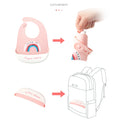 Silicone Babi Bib Waterproof Saliva Dripping Banana Bibs Cartoon Newborn Feeding Soft Edible Aprons Baby Adjustable Burp Scarf