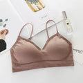 Seamless Women Sports Bra Running Bralette Padded Vest Elastic Brassiere  Fitness Gym Underwear Bra Top