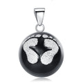 Eudora Harmony Ball Pendant Necklace Pregnancy Chime Ball Mexcian Bola Pendants Wishing Balls Fine Jewelry for Women Best Gift