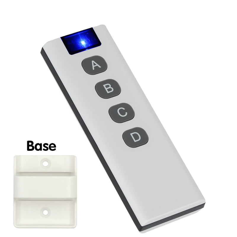 433MHz Smart Light Switch Rf Wireless Touch Wall Switch with Remote Control Tempered Glass Panel Switch for Home LED LAMP 220V