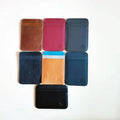 Fashion 100% Genuine Leather Thin Bank Credit Card Case Mini Card Wallet Men Bus Card Holder Cash Change Pack Business ID Pocket