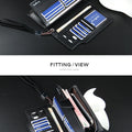 Baellerry Men Wallets Long Style High Quality Card Holder Male Purse Zipper Large Capacity Brand PU Leather Wallet For Men