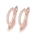 1 Pair Gold Plated  Earring Hooks Components Accessories Supplies For Woman DIY  Handmade Making Findings Jewelry  Wholesale