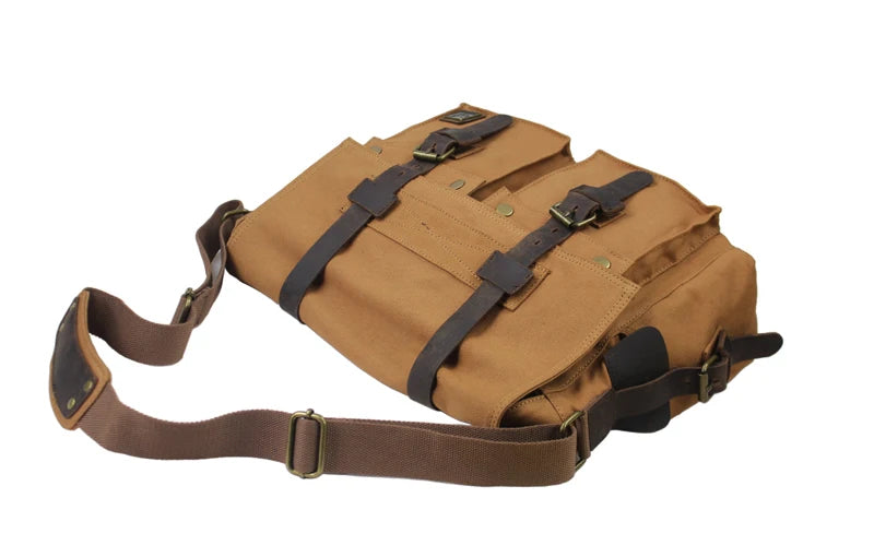 I AM LEGEND Will Smith Canvas +Genuine leather Men Messenger Bag Canvas Shoulder Bag men Crossbody Bag Sling Casual Bag Satchel