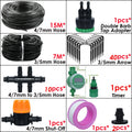 KESLA Garden Automatic Watering Irrigation Kit Elbow Emitter Drip System 4/7MM to 3/5MM Hose for Bonsai Potted Flower Greenhouse