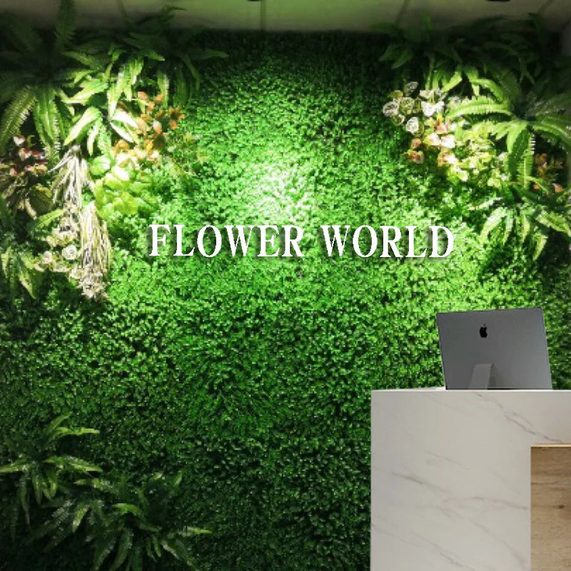 Artificial Plant for Background Wall Decoration, DIY Simulation Grass Leaf, Wedding Background, Party, Garden, Flower, New