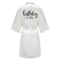 Birthday Party Girl & Entourage Satin Printing Women | SAMAG