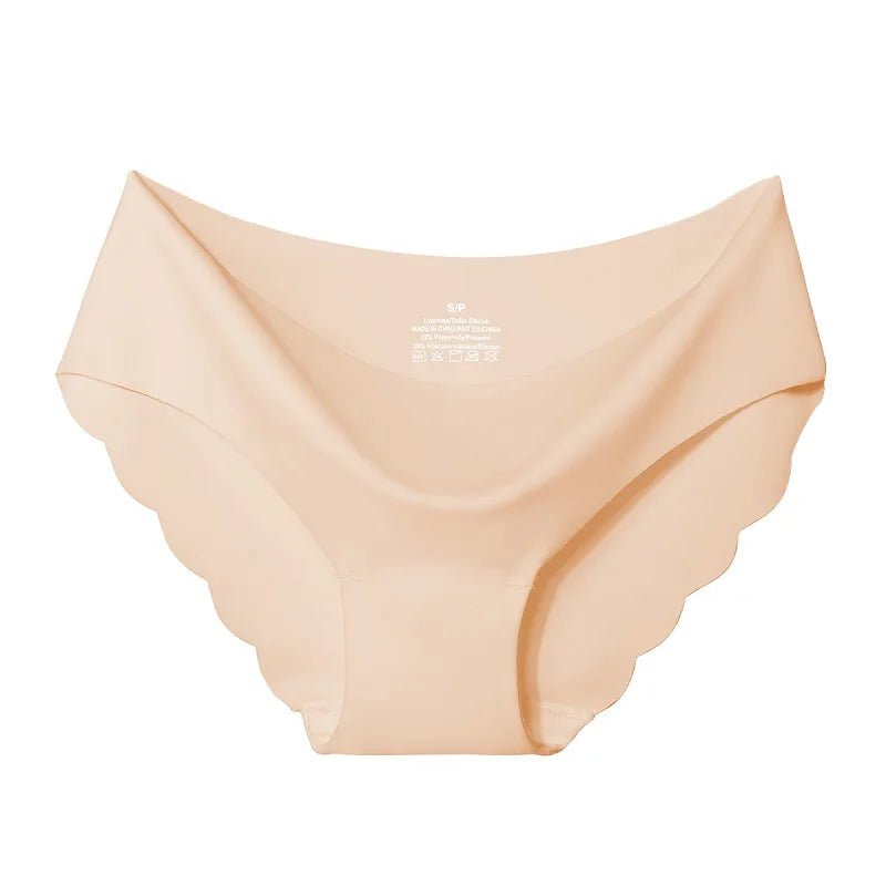 Women Seamless Panties Ultra-thin Underwear Comfort Intimates Sexy Lingerie Plus Size Low-Rise Female Underpants Briefs