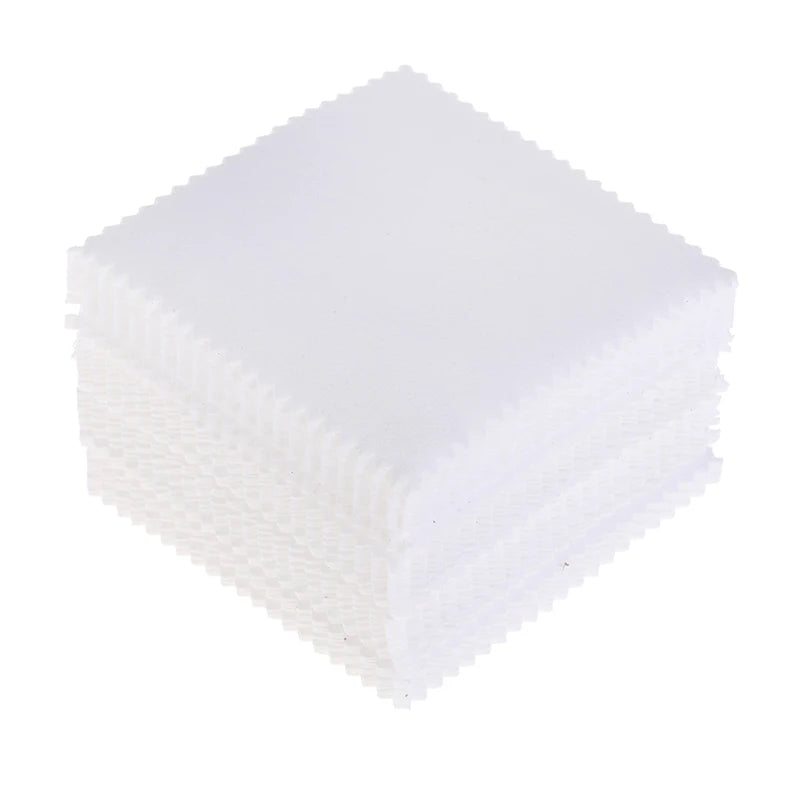 10/50/100pcs 8x8cm Polishing Cloth Set Jewelry Cleaning For Silver Gold Metals Keep Shining Tools - Visuel 7 | SAMAG
