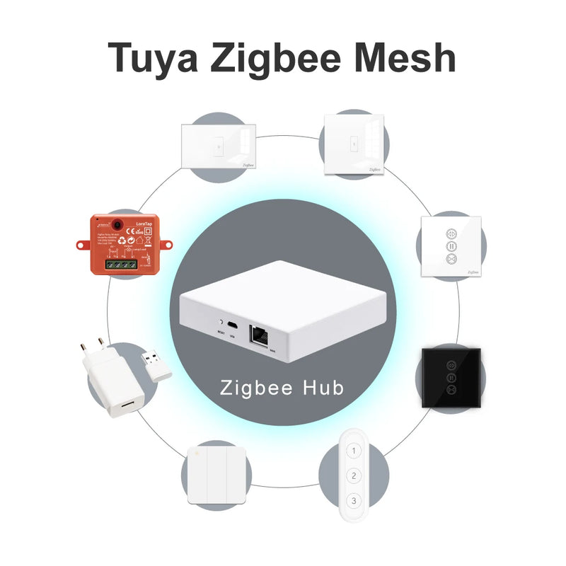 Tuya Smart ZigBee 3.0 EU Curtain Blinds Touch Switch for Electric Roller Shutter motor Google Alexa Voice Control Home Automatio