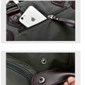 Men's Shoulder Bag Nylon Material British Casual Fashion School Style High Quality Multi-function Large Capacity Design
