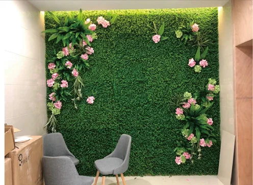 Artificial Plant for Background Wall Decoration, DIY Simulation Grass Leaf, Wedding Background, Party, Garden, Flower, New
