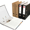 Deli Large Ring Binder A4 File Folder Kraft Paper Archivador Anillas A4 Folder For Documents Organizer Big Ring Binder Folder A4