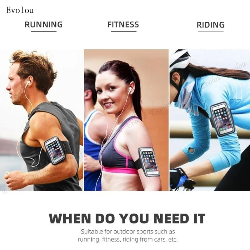 Sport Arm band For Xiaomi Redmi Note 10 Pro Max Pouch Gym Running Arm Holder for Xiaomi Mi 10T Pro Lite Redmi 9T 9A 8 Pro Cover