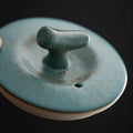 Ceramic Gongfu Travel Tea Set, Gorgeous Chinese Teapot Set with 2 Tea Cups, Portable Carrying Case