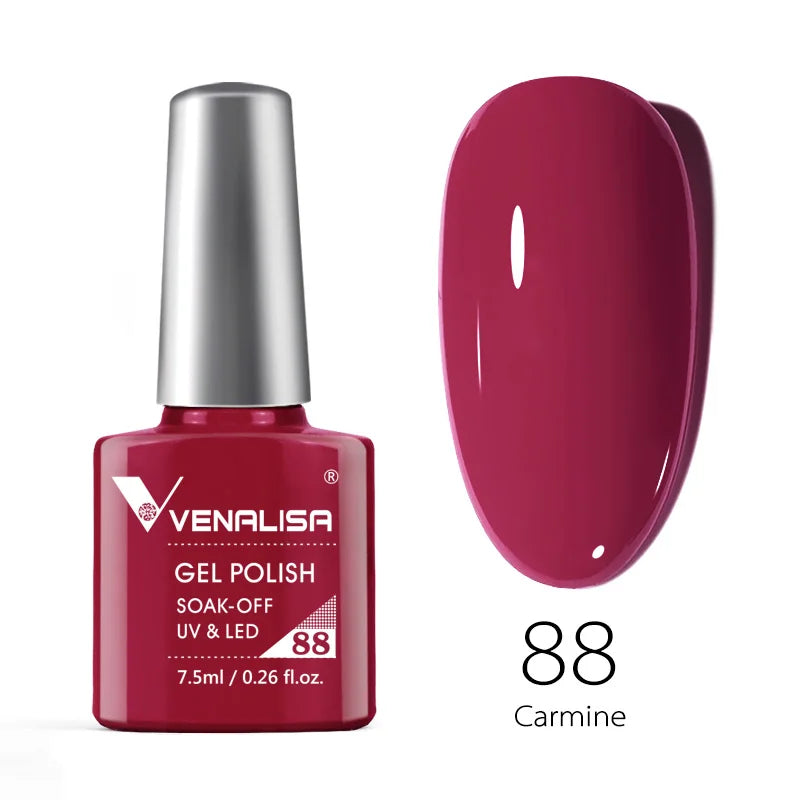 VENALISA Non Cleansing Topcoat Nail Art 7.5ml Soak off Base Coat Foundation No Wipe Top Coat Nail Gel Funny Bunny Gel Varnish