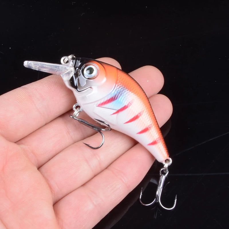 7.5cm 10.2g Hard VIB Lures Fishing Minnow Bait Treble - View 8 | SAMAG