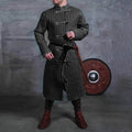 Men's Vintage Medieval Role Playing Jacket Halloween Steampunk Costume Uniform No Belt