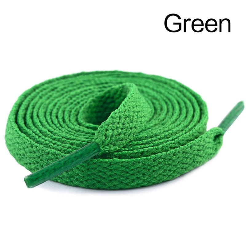 29 colors 1 Pair Shoelace Flat Popular Sports Shoes Laces Casual Canvas Unisex Polyester Shoelaces Shoelace Length 80 100 120 CM