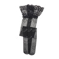 CYHWR Luxury Half Cup Lace Transparent Sexy Lingerie Ultra-thin Solid Shell Style 4 Pieces/Lots Bra Set and Garter and Stocking