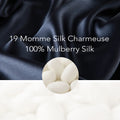Men's 100% Real Silk Pajamas Set for Men Sleepwear Loungewear Long Sleeve Button Down PJ with Pocket Luxury 19 Momme