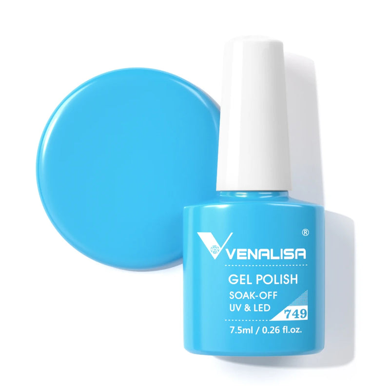 VENALISA Non Cleansing Topcoat Nail Art 7.5ml Soak off Base Coat Foundation No Wipe Top Coat Nail Gel Funny Bunny Gel Varnish