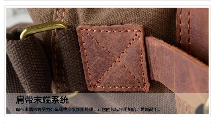 I AM LEGEND Will Smith Canvas +Genuine leather Men Messenger Bag Canvas Shoulder Bag men Crossbody Bag Sling Casual Bag Satchel