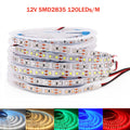 LED Strip Light 12V 24V 2835 5050 5054 5M RGB White Pink Red Blue Flexible LED Tape Ribblon 120LED 60LED 480LED Waterproof Decor