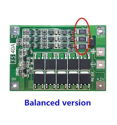 1S/2S/3S/4S/5S Li-ion 18650 Lithium Battery Charger Lipo Cell Module PCB BMS Protection Board For Drill Motor with Balance