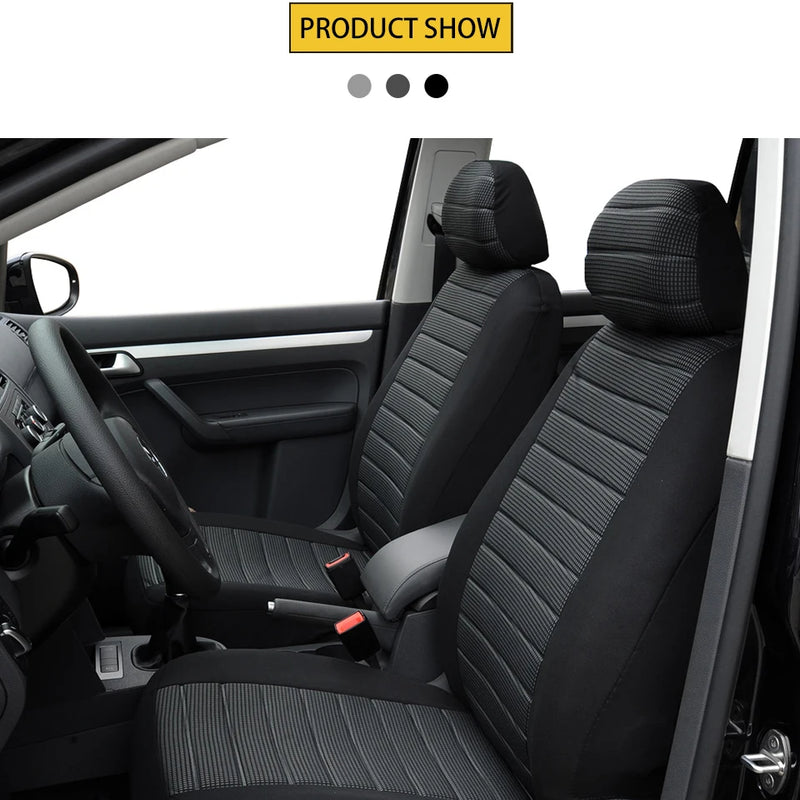 AUTOYOUTH Front Car Seat Covers Airbag Compatible Universal Fit Most Car SUV Car Accessories Car Seat Cover for Toyota 3 color