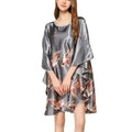 Summer New Chinese Style Satin Robe Dress Women's Sexy | SAMAG