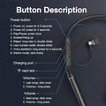 EARDECO 180 Hour Playback Bluetooth Headphones Bass Wireless Headphones Earphones with Mic Stereo Neckband Sport Headset TF Card