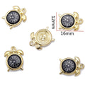 10 pcs Enamel charms antique bronze metal watch pendants fit diy necklace bracelet charms for Jewelry making W80