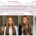 Honey Blonde Body Wave Lace Frontal Wig 27# Colored Pre Plucked 100% Human Hair Wigs Transparent Lace Closure Wig Human Hair