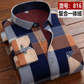 Winter Men's fashion smart casual striped long Sleeve | SAMAG