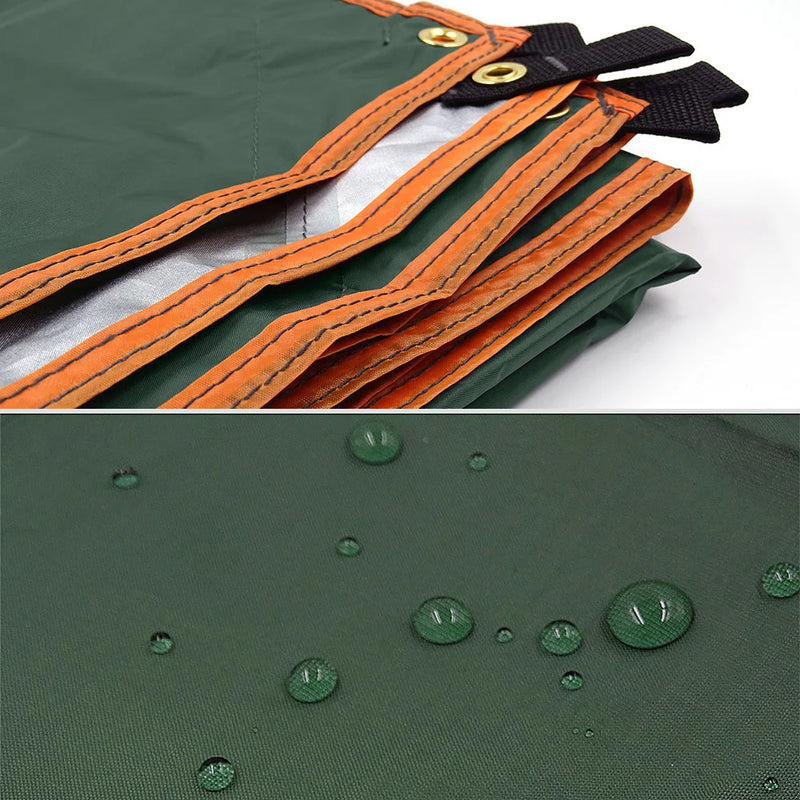 5x3m 4x3m Tarp With Support Pole Rope Peg Waterproof - View 5 | SAMAG