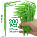 KESLA Greenhouse Drip Irrigation 4-Way 3/5mm 2-Way Drip Arrow Transmitter Garden Automatic Watering System Potted Plant 10/20set
