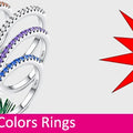 Classic Green AAA Cubic Zirconia Stud Earrings Round Crystal Girl Ear Studs For Women Multicolor Fashion Jewelry brincos AE176