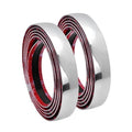 13M Silver Car Moulding Trim Strip Chrome Styling Decoration Tape Auto DIY Protective Sticker 6mm 8mm 10mm 12mm 15mm 20mm 30mm