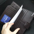 New Card Holder Men Wallets Business Long Design Quality Fashion Casual Men Purse Zipper Multi-function Wallets