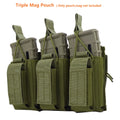 Tactical Molle Magazine Pouch Tactical Pouch Single/Double/Triple Rifle Pistol Mag Pouch 2-Layer Cartridge Holder for M4 M14 M16