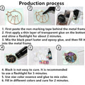 5pcs Cat Border Mold Resin Silicone Geometric Hollow Metal Frame Bezel Epoxy Pendant For DIY Jewelry - Visuel 5 | SAMAG
