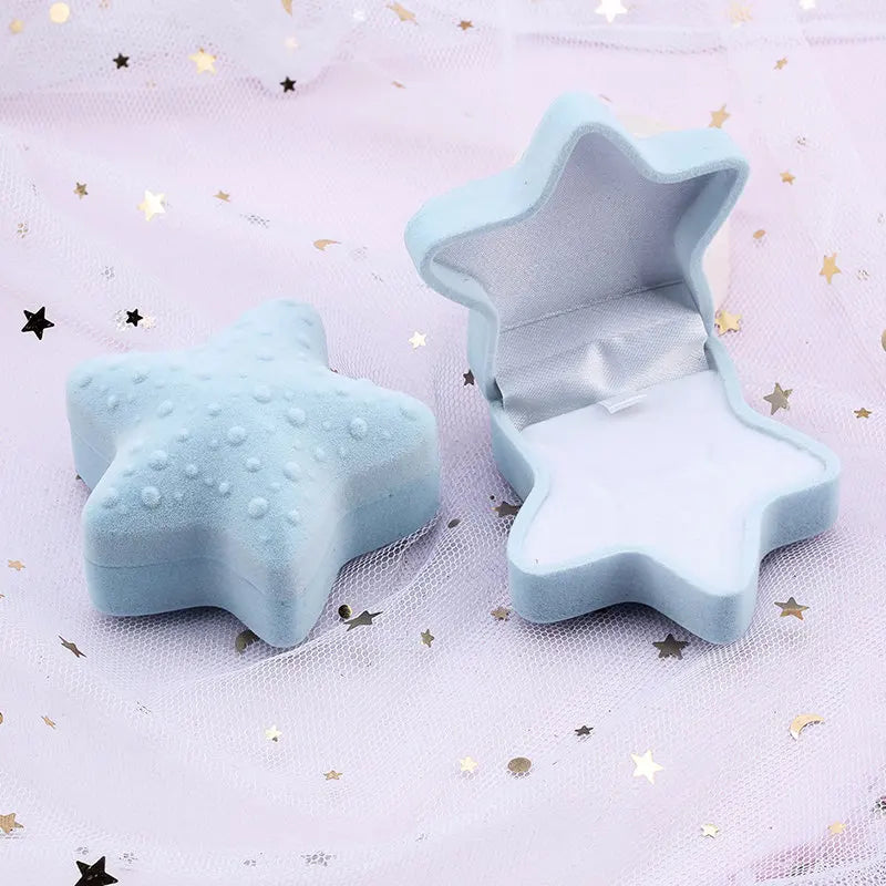 One Piece Velvet Jewelry Box Gift Box Container Wedding Ring Box Ring Case Earrings Holder For Jewelry Display & Gift Package