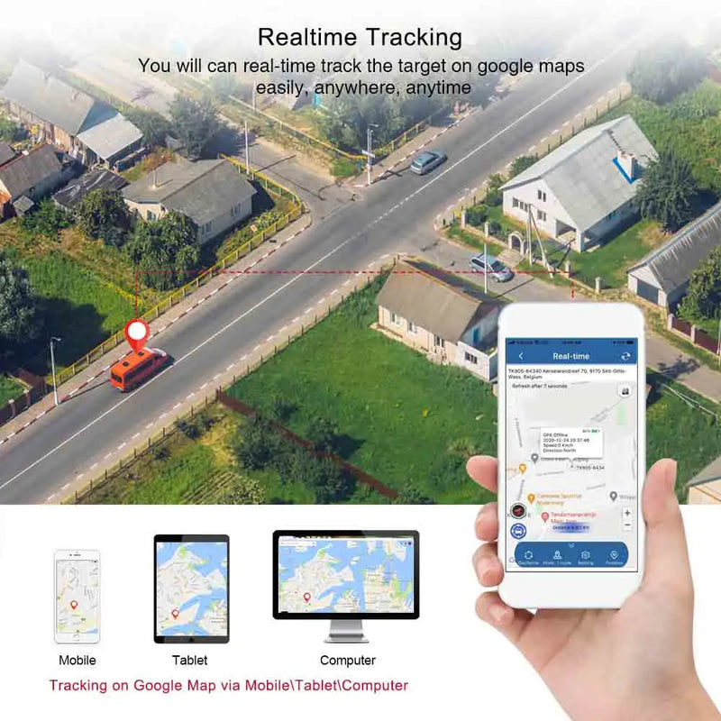 4G TKSTAR TK905 Car GPS Tracker 5000mAh 90 Days Standby GPS AGPS Dual Positioning Real Time Monitor Free Web APP Car Accessories