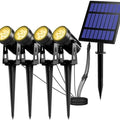 Solar Powered Spotlight IP65 Solar LED Light Outdoor Landscape Yard Garden Tree Separately Lamp Aluminum Anti Rust Solar Lamp